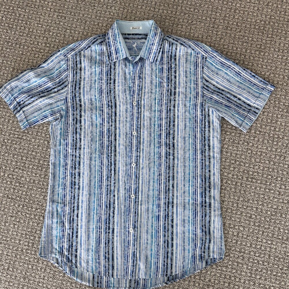 Bugatchi Short Sleeve Button Down Shirt